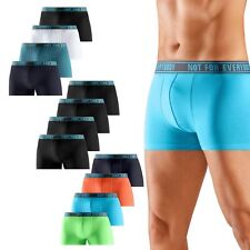 BRUNO BANANI Herren Boxershorts Webgummibund NOT FOR EVERYBODY bunt 4er Pack