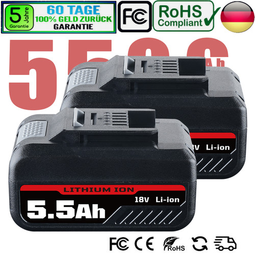 Pack 5ah ersatzakku für - pack, 5,5ah
