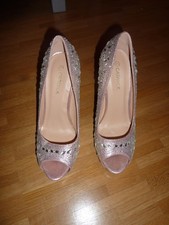 Aufregende sexy Pumps High Heels von Deichmann Catwalk Gr.41 Rose mit Steinchen