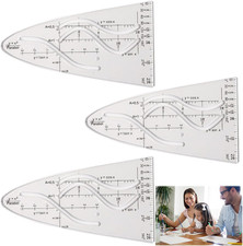 3 Stück Parabelschablone