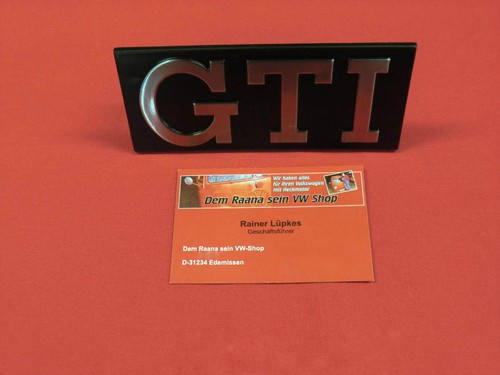 Golf gti typenschild - gti,