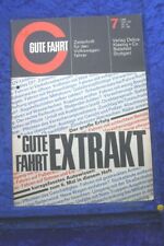 Gute Fahrt 7/66 "G" VW Sicherheit Vollgas Motortester