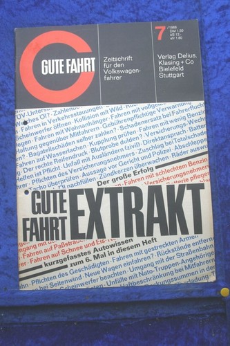 Gute fahrt g vw - gute,