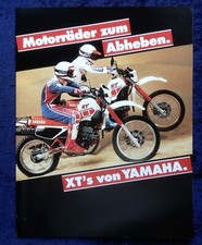 Yamaha XT 350, XT 600 Tenere, XT 600, XT 500,XT 250 Prospekt 8 Seiten 