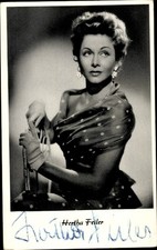 Ak Schauspielerin Hertha Feiler, Portrait, Autogramm - 10916292