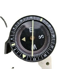 Scubapro Taucher Kompass integriert im Kunststofbrett zum anhängen Tauchweste 