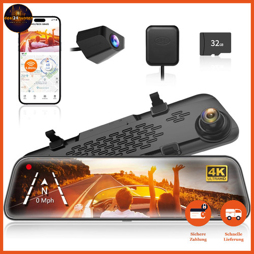Dashcam 4k spiegel - dashcam,
