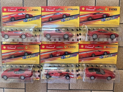 Shell ferrari car collection - ferrari,