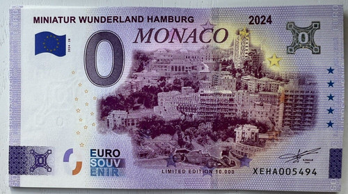 Euro schein miniatur - 0,