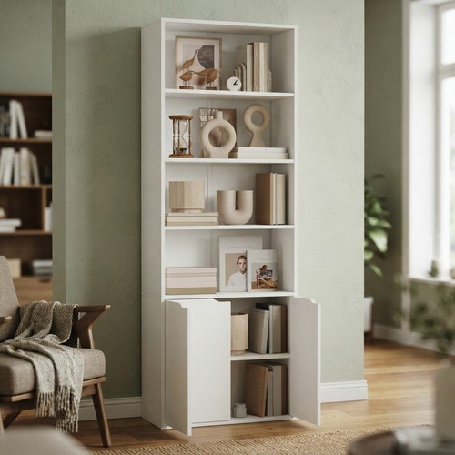 Modernes hohes bücherregal - hohes,