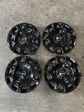 MINI COOPER ONE F55 F56 F57 RADKAPPEN RADZIERBLENDEN SET SCHWARZ 15 ZOLL 6854171