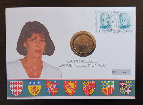 Numisbrief monaco la - monaco, "la