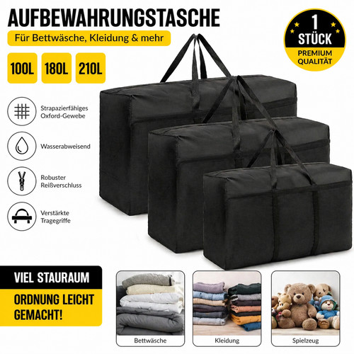 Xxl aufbewahrungstasche 100l - aufbewahrungstasche,