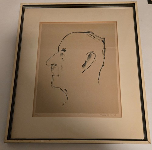 Marino marini lithographie - marino,