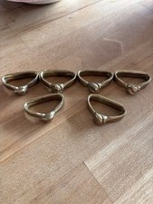 serviettenringe 6 Stück, Messing