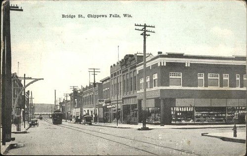 Chippewa falls bridge - falls, street