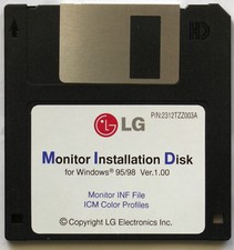 Retro-PC: LG Monitor Installation Disk for Windows 95/98 Ver. 1.00