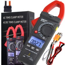 DC Zangenamperemeter Stromzange AC MAX MIN NCV 400A ZangenMultimeter + LED LICHT