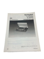 Bedienungsanleitung technics - bedienungsanleitung,