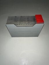 MAPPEI Ordnerbox grau mit roten Mappen N001