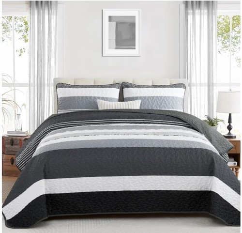 Tagesdecke set schwarz - set,