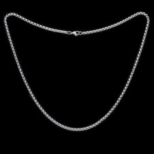 Erbskette Panzerkette Halskette Edelstahl Armband silber 3 mm  16-110 cm