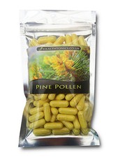 Pinienpollen 300mg (99% rissige Zellwand), vegetarische Kapseln