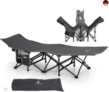 LET'S CAMP Campingbett Feldbett Klappbar Ultraleicht Campingliege mit