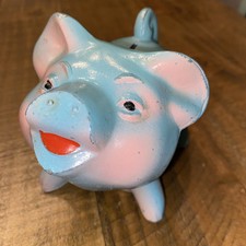 Vtg 1950s Cast Aluminum Piggy