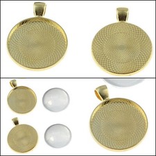 Gold Fassungen Rund für