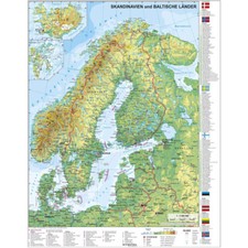 Stiefel Landkarte Skandinavien