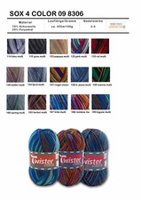 Twister Sox 4-fach Color 100g
