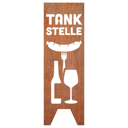 Gartenstele tankstelle deko - gartenstele,