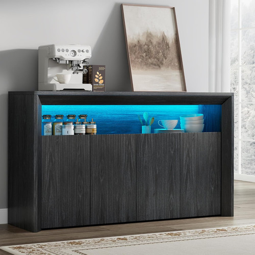 Modern buffet cabinet with - 66",