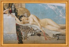 Altar des Dionysos Gottheit 1886 Ausschnitt Gustav Klimt Kunst A3 101 Gerahmt