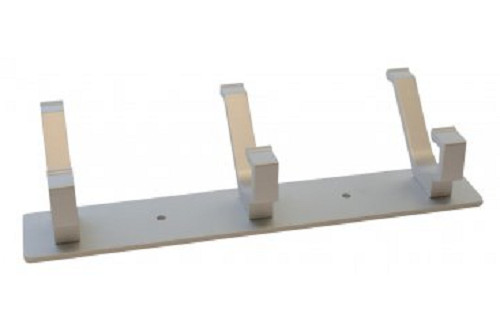 Hakenleiste mit haken alu - hakenleiste, 3