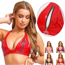 Damen neckholder leder - damen,