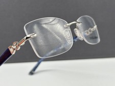 Dolce Gabbana Brille Damen Eckig Randlos silber Blau 1198