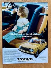 Volvo 142 140 Kindersitz Oldtimer Original 1971 Vintage Advert Werbung Reklame