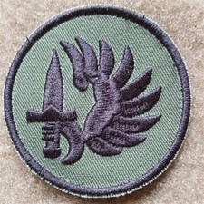 FREMDENLEGION LEGION ETRANGERE LOGO AUFNÄHER PATCH MIT KLETT OLIV MILITARY ARMY 