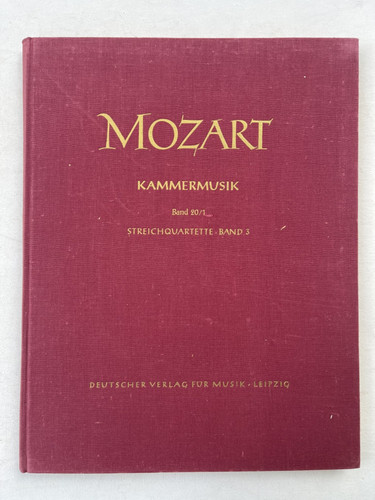 Noten mozart kammermusik - noten., mozart.