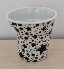 REVOL FRANCE KNICKBECHER TASSE EXPRESSO MOKKA STERNE Ø CA 6 CM -- UNBENUTZT --