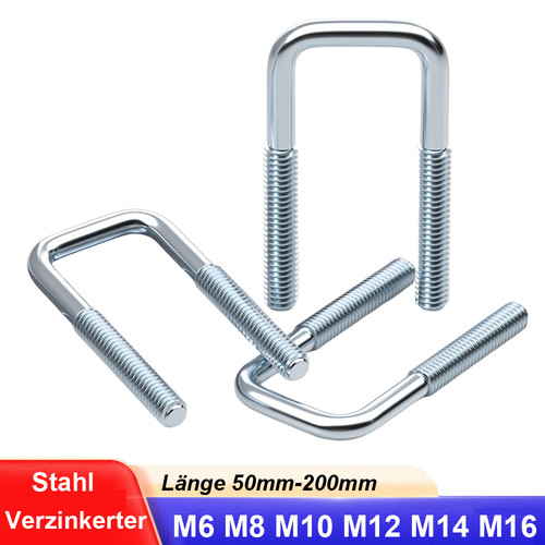M16 bügelschraube - m6-m16, u-bügelschraube