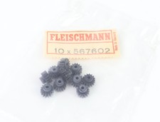 E1641 Fleischmann H0 567602 Ersatzteil 10x Zahnrad / Ritzel