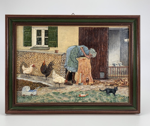 Karl brandl ölgemälde naive - karl,