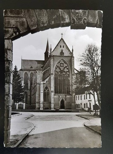 Postkarte gelaufen - postkarte,
