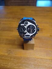 Diesel Big Daddy XXL, DZ7125, Chronograph Uhr Herren, neue Batterien, Neues Band