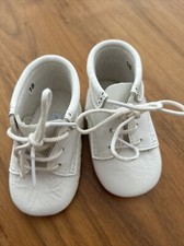 jacadi Baby Schuhe, Größe 18 weiß Leder