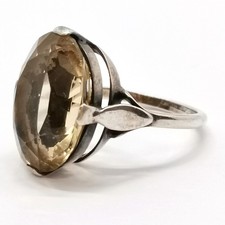 Vintage sterling silber - vintage, citrin