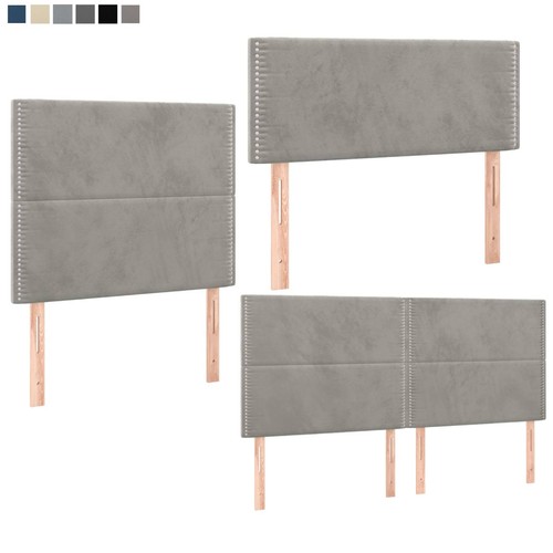 2er set bett kopfteile - set, samt